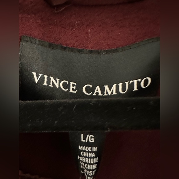 Vince Camuto Wool-Blend Coat | Deep Burgundy | Size L - NWT - Picture 3 of 4